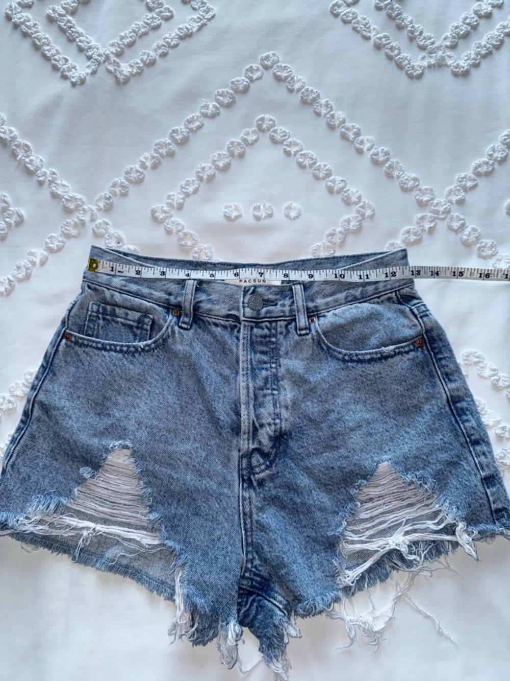 PacSun Vintage High Rise Denim Shorts - Picture 6 of 9